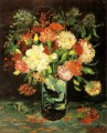 Vase mit Gartennelken 2 Vincent van Gogh
